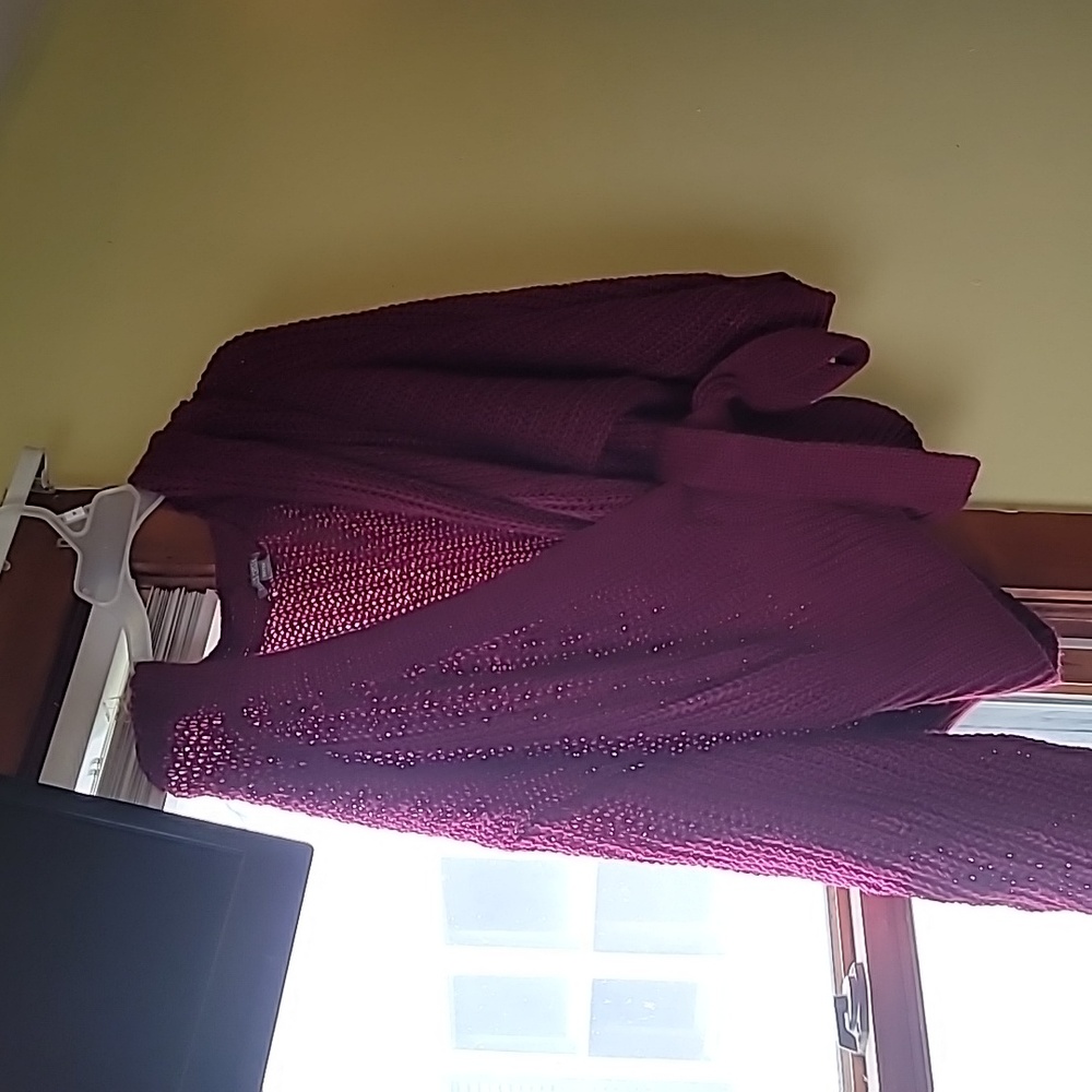 2xl/3xl burgundy cardigan